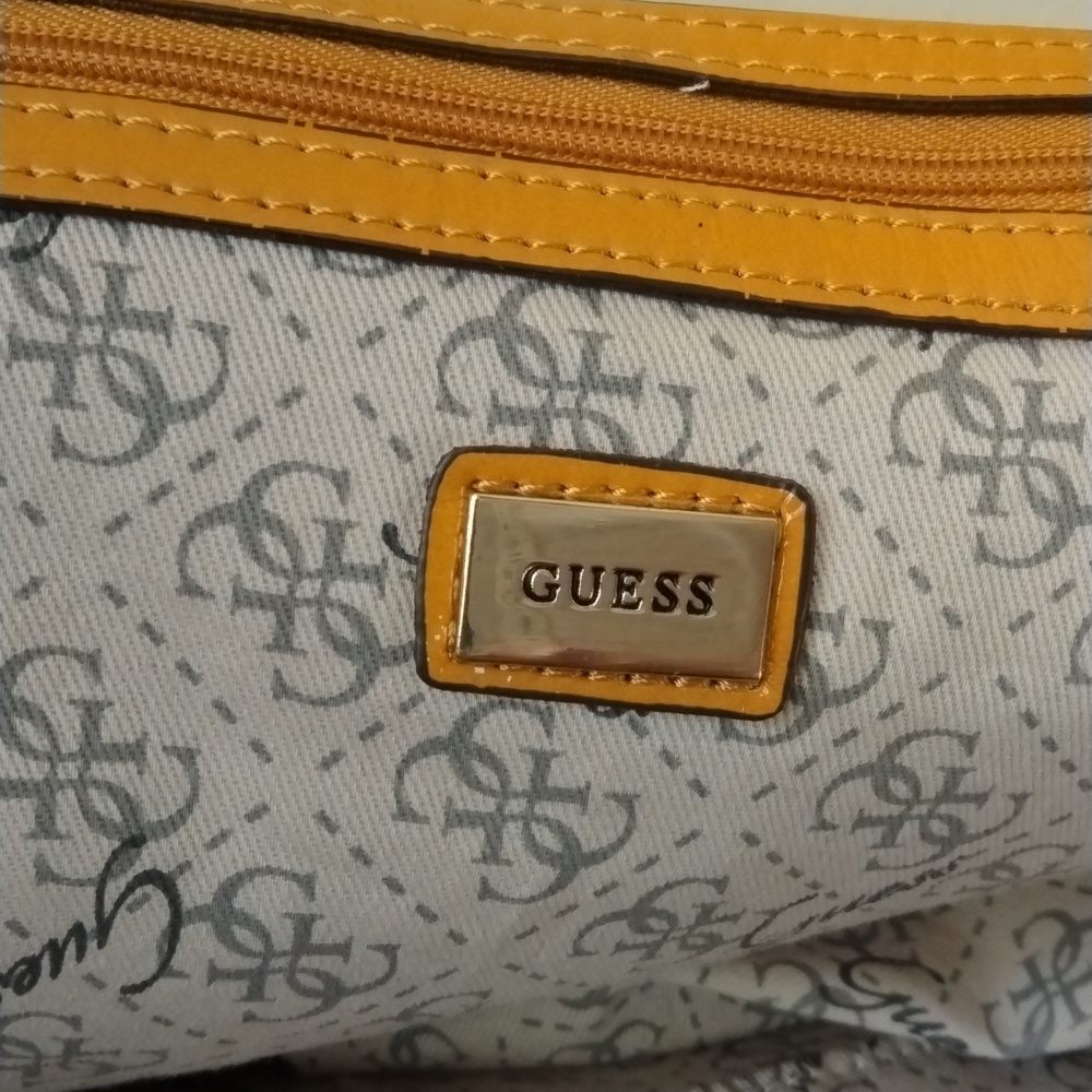 Guess Color Block Fallon Tote Bag With Luggage Tag - image 6